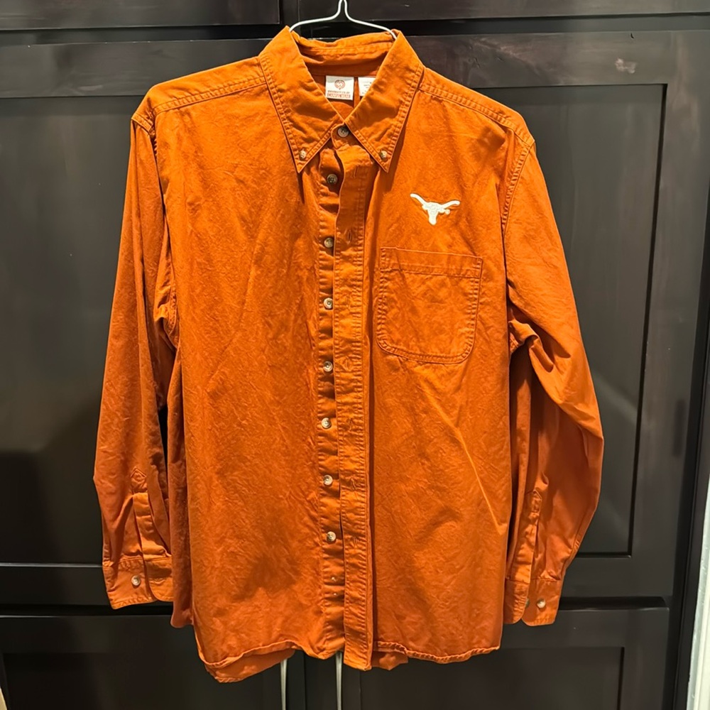 University of Texas Long sleeve button up , university coop brand XL